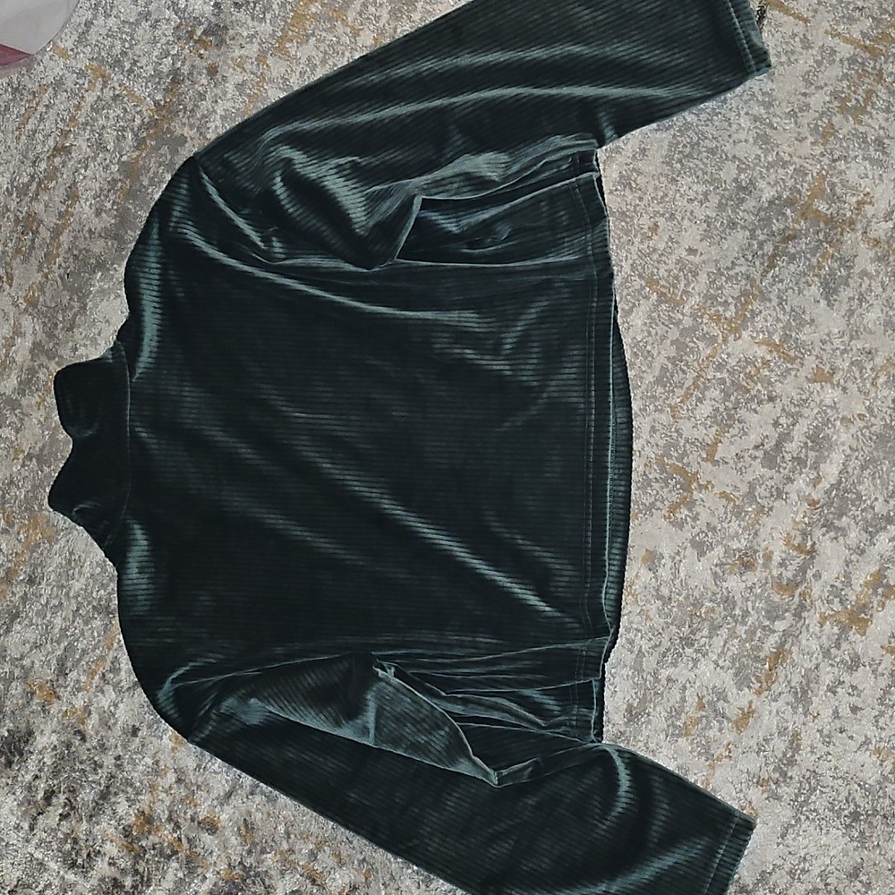 Fabletics Plush Rib Half Zip Sweatshirt 1X/XXL - Picture 10 of 10